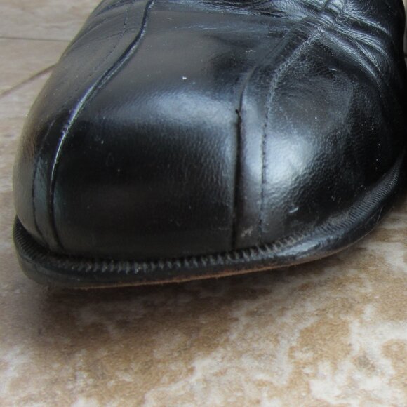 Jarman Vintage Men\'s Size 12 B Black Leather Side Zip Dress Boots main image 8